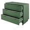 Manhattan Comfort Granville Sage Green 5-Drawer Tall Dresser, 3-Drawer Standard Dresser and 6-Drawer Double Dresser GRAN033 - alternate 7